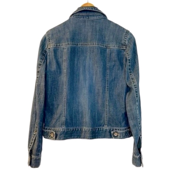 Tribal Denim Jeans Jacket Women’s Long Sleeve Stretch - Picture 2 of 15